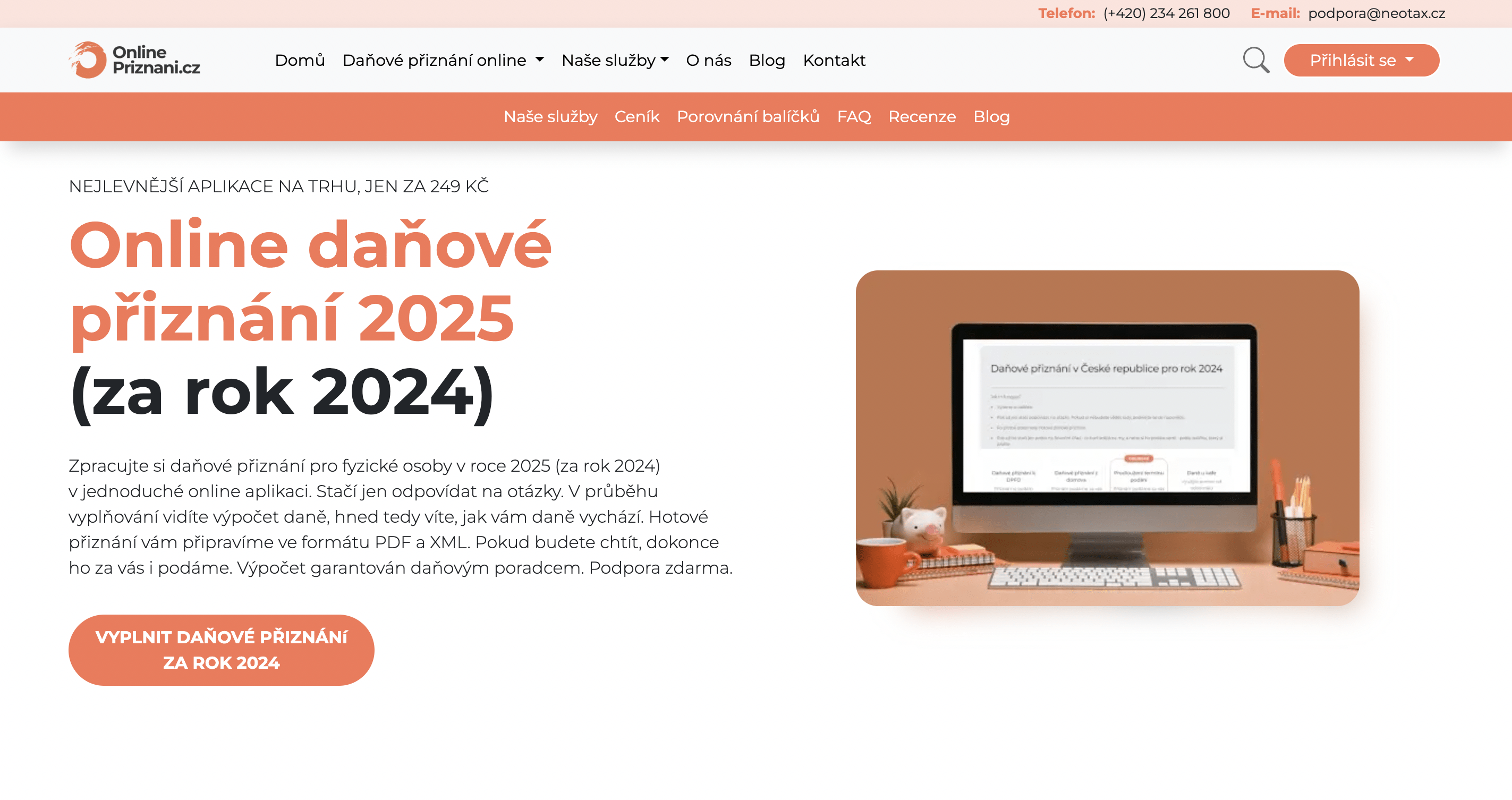 Recenze OnlinePřiznání.cz: Nejrychlejší cesta k bezchybnému daňovému přiznání