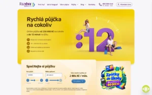 RazDvaPůjčka recenze: RPSN 7,43 %, nejlevnější nebankovka u nás
